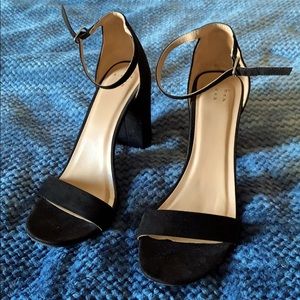 Trendy Black Heels from Target